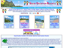 Tablet Screenshot of kauaivacationresorts.com